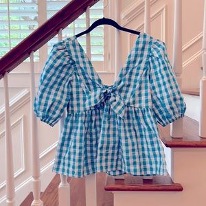 NWT Lilly Pulitzer Gingham Top